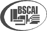 A green and black logo for the bscai.